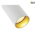 SLV Vg- og Loftlampe KAMI 1-flamme GU10 IP20, guld, hvid
