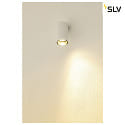 SLV ceiling recessed luminaire KAMI 1 flame GU10 IP20, black, white