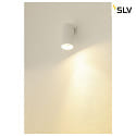 SLV ceiling recessed luminaire KAMI 1 flame GU10 IP20, white
