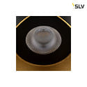 SLV outdoor wall luminaire MODELA UP/DOWN IP65, gold, black dimmable