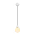 SLV Pendel VARYT E14 IP20, hvid