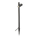 Jordspydslampe HELIA SLIM POLE SINGLE IP65, sort
