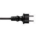 SLV Jordspydslampe HELIA SLIM POLE SINGLE IP65, sort