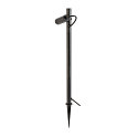 SLV Jordspydslampe HELIA SLIM POLE SINGLE IP65, sort