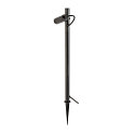 SLV Jordspydslampe HELIA SLIM POLE SINGLE IP65, sort