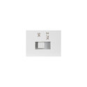 SLV outdoor wall luminaire D-RING S PHASE IP65, black dimmable