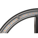 Udend�rs wall luminaire Q-RING SENSOR med sensor, omskiftelig IP54, sort 