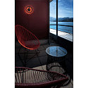 Udend�rs wall luminaire Q-RING SENSOR med sensor, omskiftelig IP54, sort 