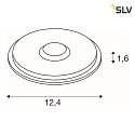 SLV Gulvindbygningslampe BIG PLOT IP67, aluminium