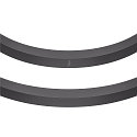 pendant luminaire ONE VERTICAL PD IP20, black dimmable