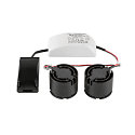 SLV LED modul NEW TRIA� 155 DOUBLE PHASE 38� rund, s�t med 2 13,6W 2x 640lm 3000K 38� CRI 90-100 d�mpbar