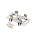 SLV Ring NEW TRIA� 155 2-flammer, indbygget version, hvid