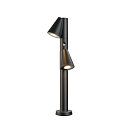 SLV Udend�rs stativlampe T-TUBE 70 POLE DOUBLE med sensor GU10, sort d�mpbar
