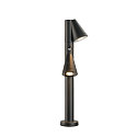 SLV Udend�rs stativlampe T-TUBE 70 POLE DOUBLE med sensor GU10, sort d�mpbar