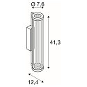 SLV V�glampe QUIMERA - PHASE CCT Switch, omskiftelig IP20, messing b�rstet d�mpbar