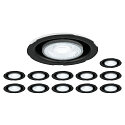 SLV Downlight UNIVERSAL DOWNLIGHT IP20 PHASE 38� svingbar, CCT Switch, s�t med 2, kablet gennem, uden kantb�nd IP20