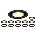 SLV Downlight UNIVERSAL DOWNLIGHT IP20 PHASE 38� svingbar, CCT Switch, s�t med 2, kablet gennem, uden kantb�nd IP20