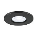 SLV D�ksel UNIVERSAL DOWNLIGHT IP65 rund, stiv, lukket, luftt�t, sort