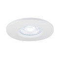 SLV D�ksel UNIVERSAL DOWNLIGHT IP65 rund, stiv, lukket, luftt�t, hvid