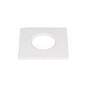 D�ksel UNIVERSAL DOWNLIGHT IP65 firkantet, stiv, lukket, luftt�t, hvid