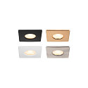 SLV D�ksel UNIVERSAL DOWNLIGHT IP65 firkantet, stiv, lukket, luftt�t, hvid