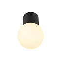 SLV Loftlampe VARYT uden sk�rm E14 IP44, sort d�mpbar