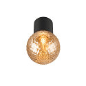 SLV Loftlampe VARYT uden sk�rm E14 IP44, sort d�mpbar