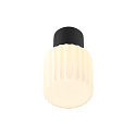 SLV Loftlampe VARYT uden sk�rm E14 IP44, sort d�mpbar
