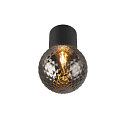 SLV Loftlampe VARYT uden sk�rm E14 IP44, sort d�mpbar