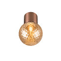 SLV Loftlampe VARYT uden sk�rm E14 IP44, kobber d�mpbar