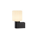 SLV V�glampe VARYT rund, uden sk�rm E14 IP44, sort d�mpbar