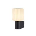 SLV V�glampe VARYT rund, uden sk�rm E14 IP44, sort d�mpbar