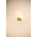 SLV V�glampe VARYT rund, uden sk�rm E14 IP44, messing d�mpbar