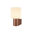 SLV V�glampe VARYT rund, uden sk�rm E14 IP44, kobber d�mpbar