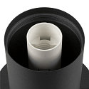 SLV Bordlampe VARYT rund, uden sk�rm E14, sort d�mpbar