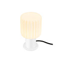 SLV Bordlampe VARYT rund, uden sk�rm E14, hvid d�mpbar