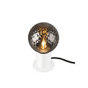 SLV Bordlampe VARYT rund, uden sk�rm E14, hvid d�mpbar