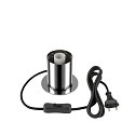 SLV Bordlampe VARYT rund, uden sk�rm E14, chrom d�mpbar