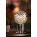 SLV Bordlampe VARYT rund, uden sk�rm E14, chrom d�mpbar