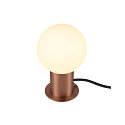 SLV Bordlampe VARYT rund, uden sk�rm E14, kobber d�mpbar