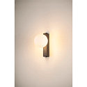 SLV V�glampe SUN - PHASE firkantet G9 IP20, sort d�mpbar