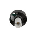 SLV Loftlampe SUN 20 rund E27 IP20, sort d�mpbar