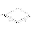 SLV 1-faset afd�kning CEILING SIGHT COVER mekanisk, sort