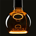 Gl�dep�re FLOATING GLOBE 125 - SMOKEY BLACK- PHASE G125 mat E27 6W 220lm 1900K 330� d�mpbar