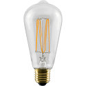 Segula Gl�dep�re RUSIKA SOFT CAGE - PHASE ST64 klar E27 6W 2222K 330� d�mpbar
