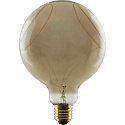 Segula LED lyskilde GLOBE 125 2X SLANTING SOFT CURVE - SMOKEY - PHASE G125 mat E27 8W 400lm 1900K 330� CRI 90-100 d�mpbar