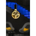 Segula LED lyskilde GLOBE 125 2X SLANTING SOFT CURVE - SMOKEY - PHASE G125 mat E27 8W 400lm 1900K 330� CRI 90-100 d�mpbar