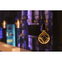Segula LED lyskilde GLOBE 125 2X SLANTING SOFT CURVE - SMOKEY - PHASE G125 mat E27 8W 400lm 1900K 330� CRI 90-100 d�mpbar