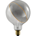 Segula LED lyskilde ILLUSION GLOBE 125 SLANTING TOP - SMOKEY - PHASE G125 mat E27 5W 350lm 2200K 330� CRI 90-100 d�mpbar