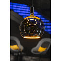 Segula LED lyskilde FLOATING GLOBE 300 - SMOKEY BLACK- PHASE mat E27 8W 350lm 1900K 330� d�mpbar